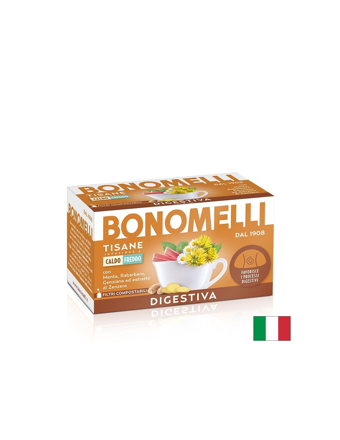 Tisana Digestiva - Comfort e Leggerezza Dopo Pasto, 16 bustine