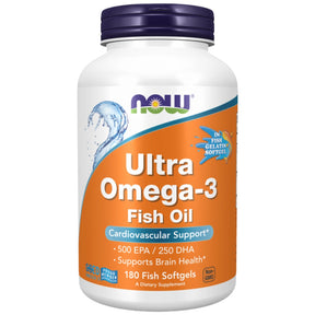 Ultra Omega 3 | Fish Gelatin Softgels - 180 Softgels - Nutra Best Europe