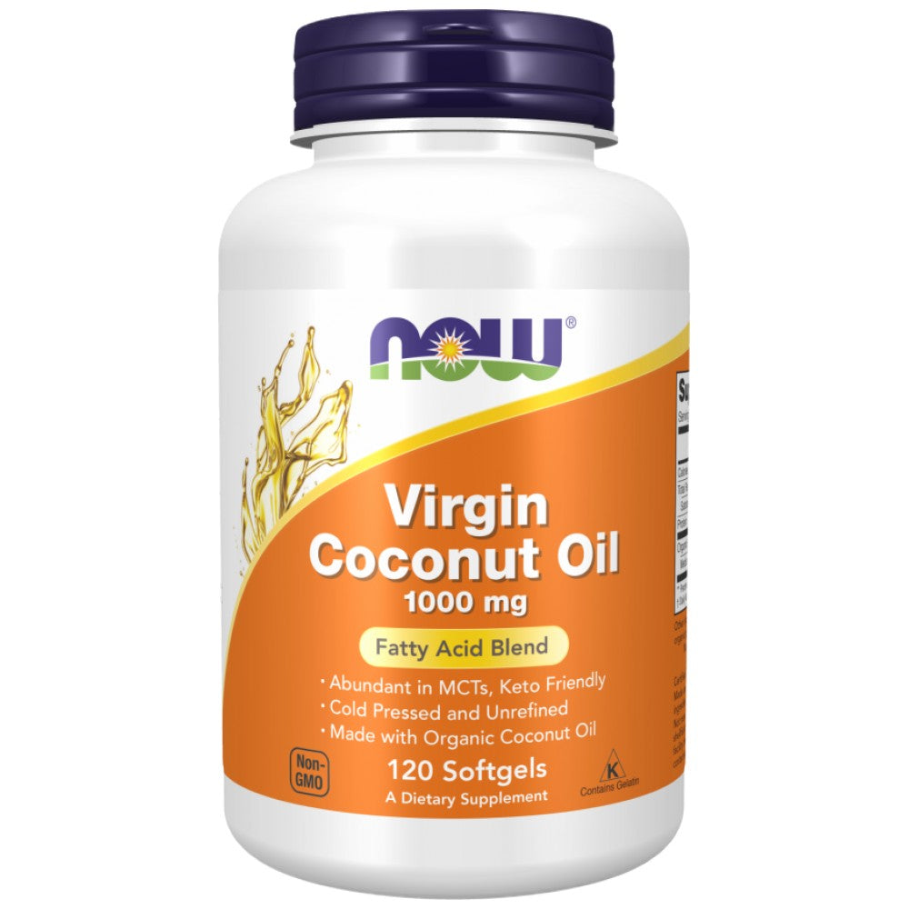 Olio di cocco vergine 1000 mg - 120 capsule in gel