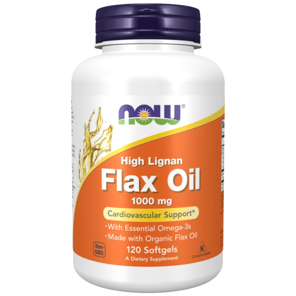 Olio di lino (lignan alto) 1000 mg - 120 capsule gel