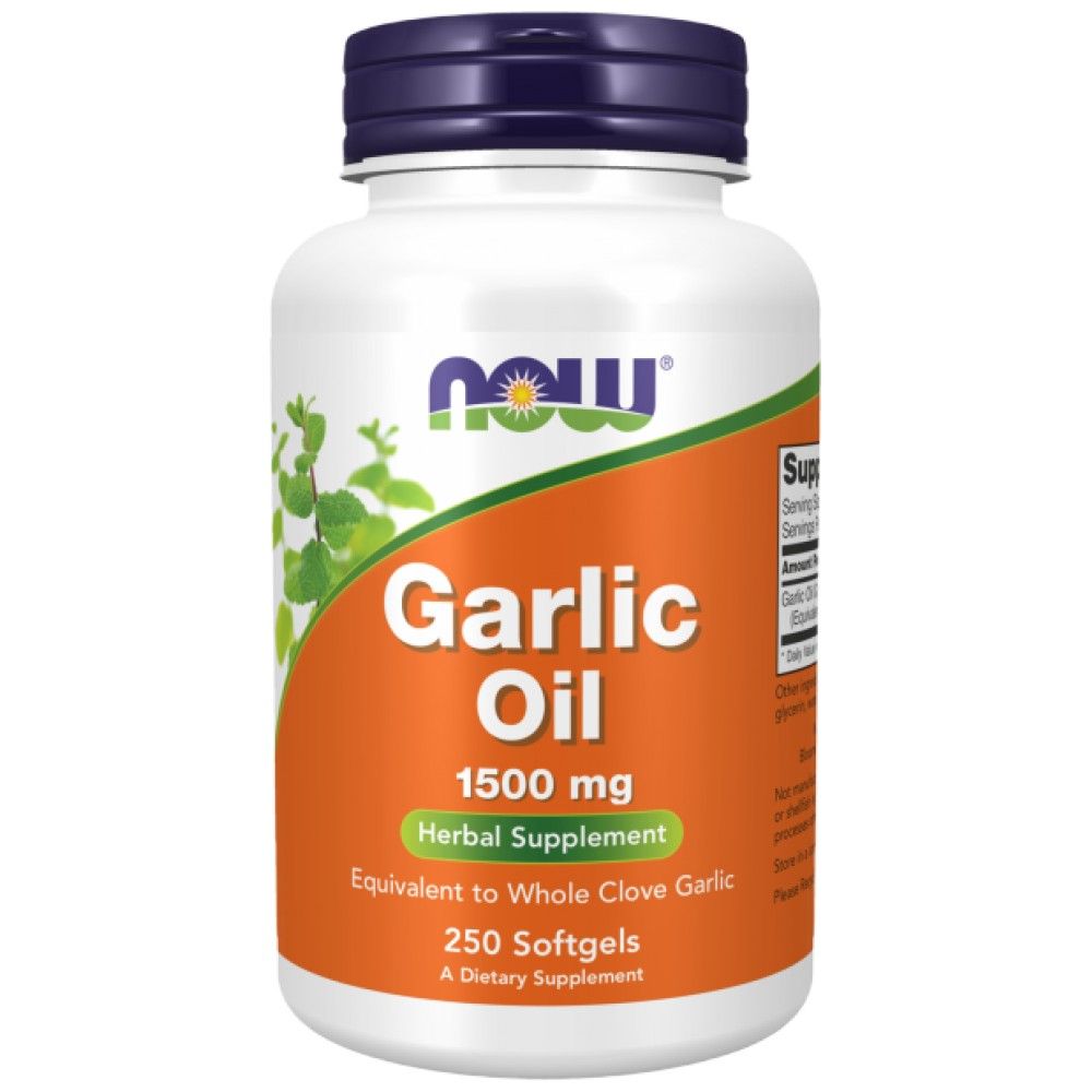 Olio di aglio 1500 mg - 100 capsule gel