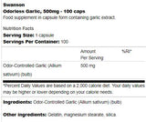 Aglio inodore 500 mg 100 capsule