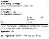 Rutin 250 mg 250 Capsule