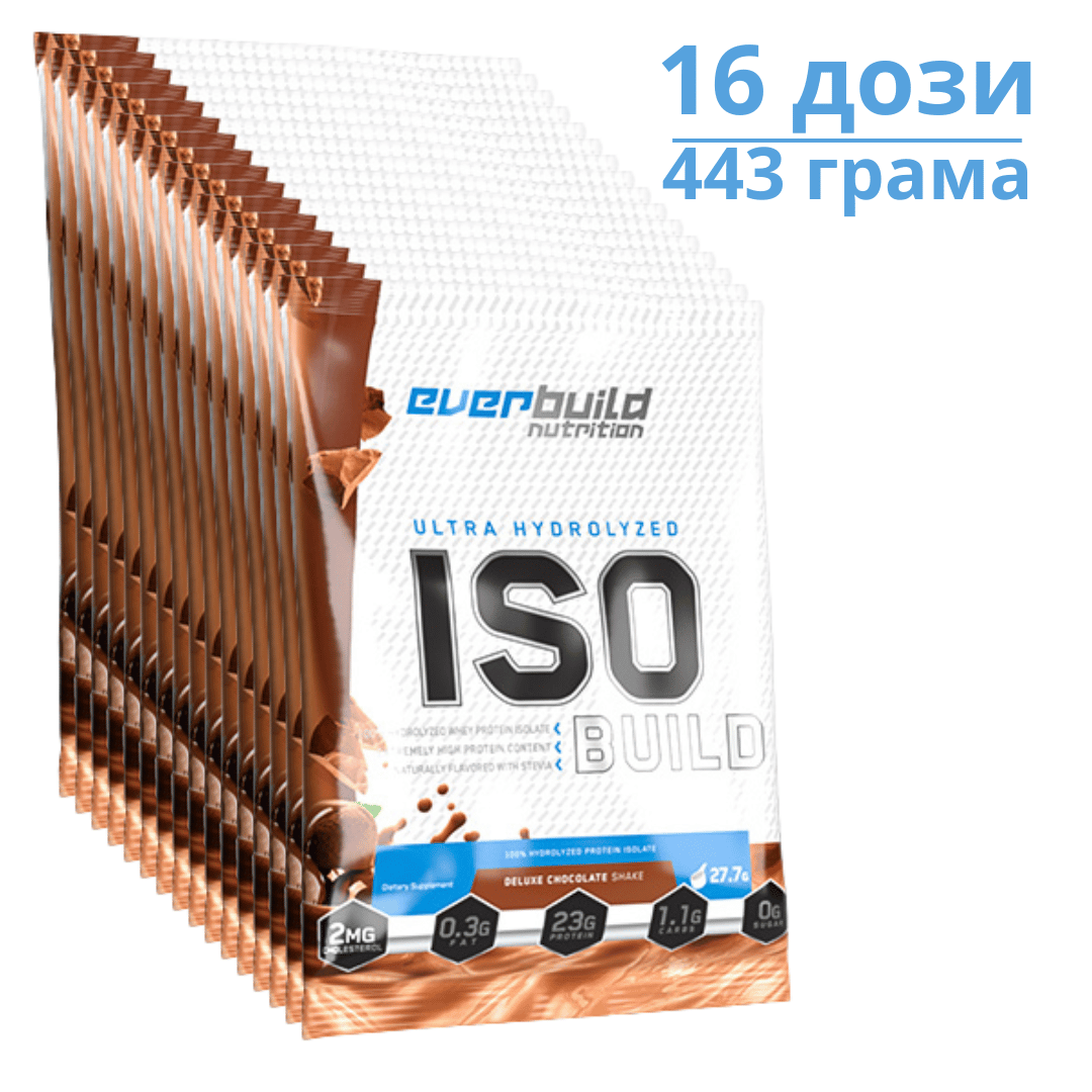 Isolato di proteina ISO Build 0,443 kg /16 dosi singole /