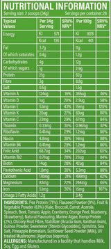 Polvere di verdure superfood - 952 grammi