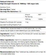 Vitamina C 1000 mg ad alta resistenza - 120 compresse