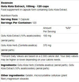 GOTU KOLA EXTRATTO 100 Mg 120 Capsule