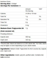 MCT Pure 1000 mg 90 capsule gel
