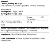 L-Serine 500 mg 60 Capsule