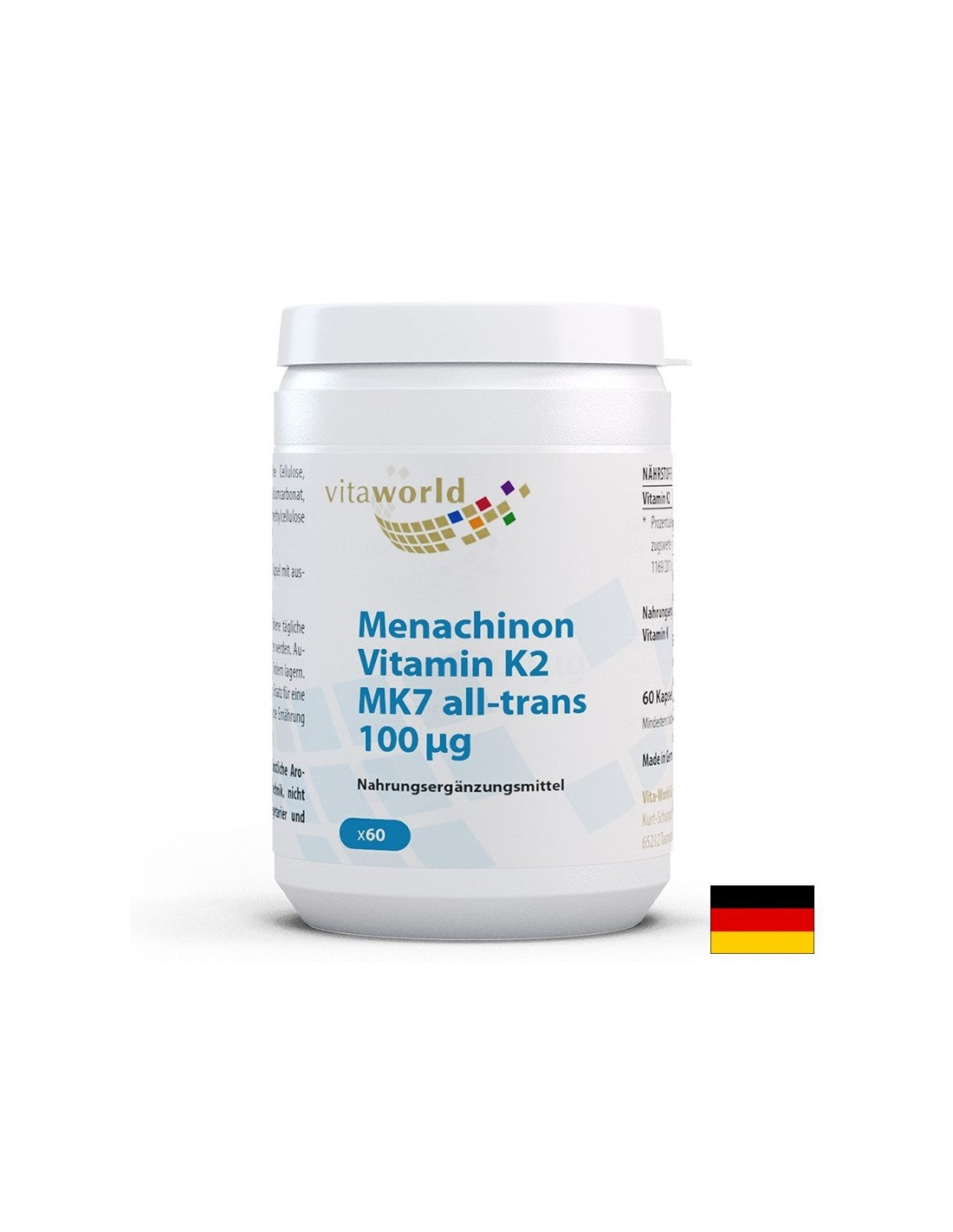 Ossa sane - Vitamina K2 (MK7), 100 µg x 60 capsule