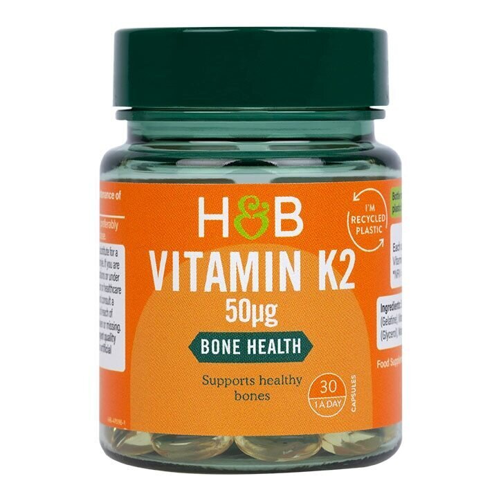 Vitamina K2 (Vitamina K2) (MK7) 50mcg 30 capsule OLANDA & BARRETT