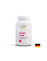 Antiossidante - Rame (gluconato di rame), 2 mg x 365 compresse