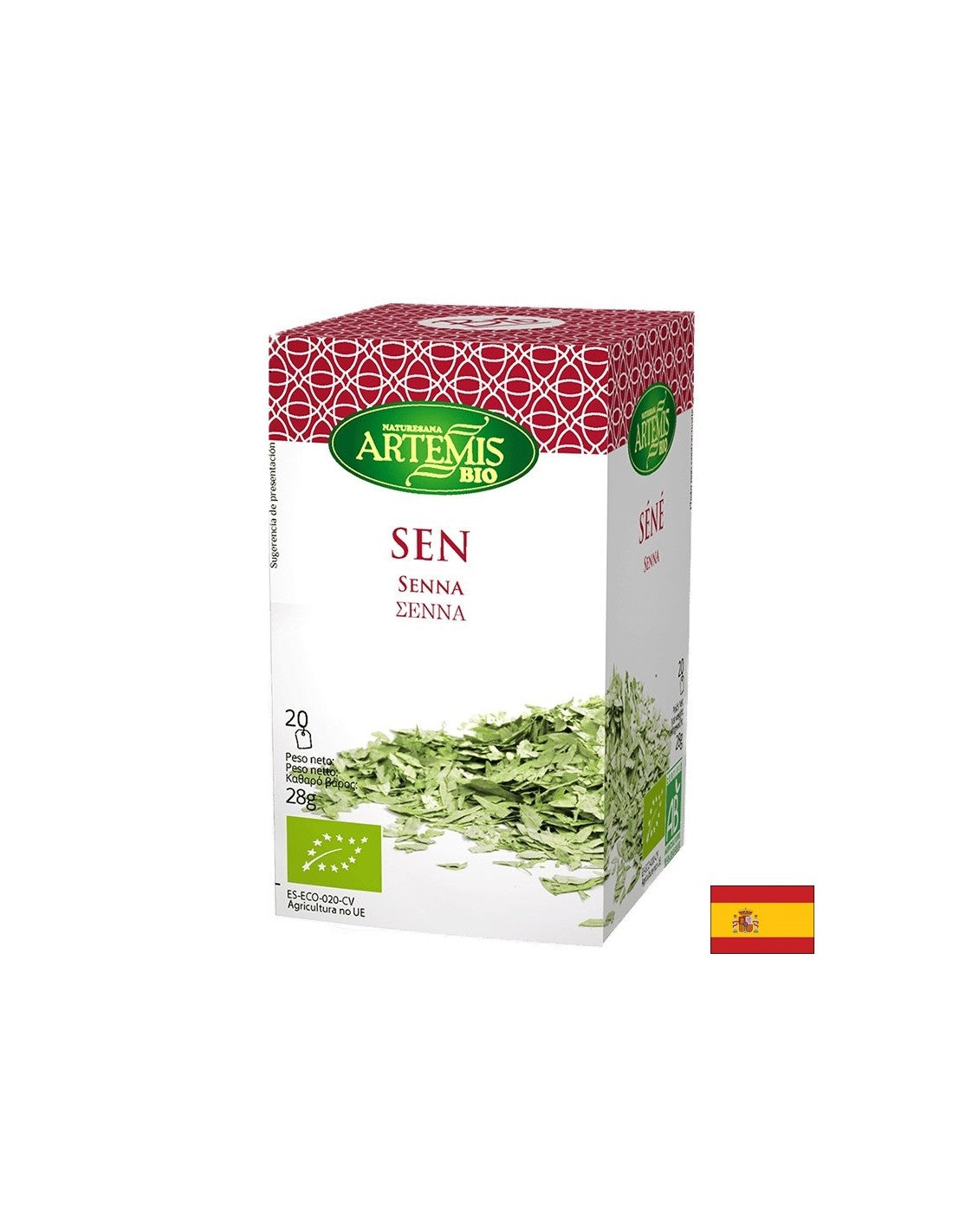 Tè alla senna (foglia) BIO, 20 sacchetti filtro