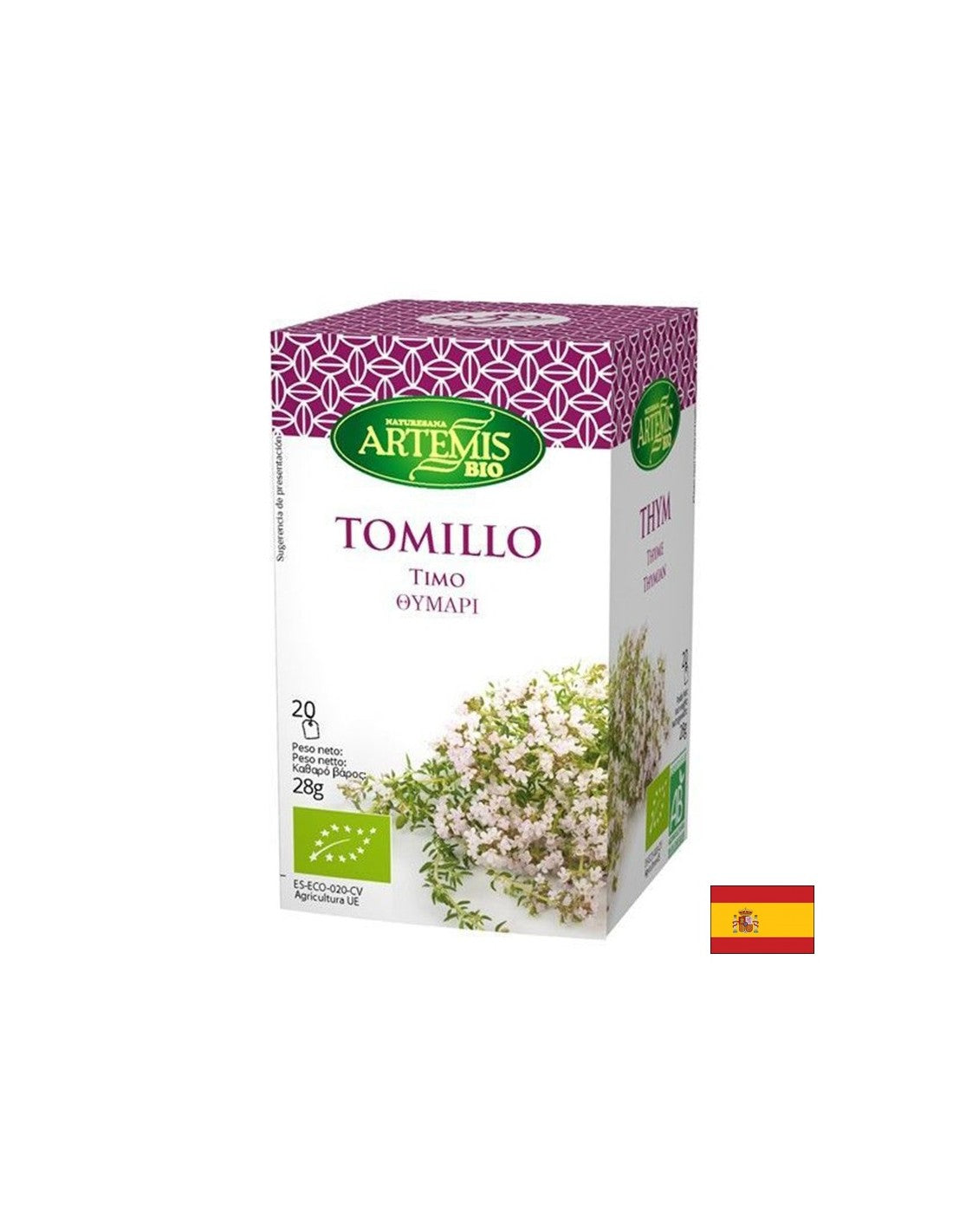 Tè al Timo Biologico, 20 sacchetti filtro