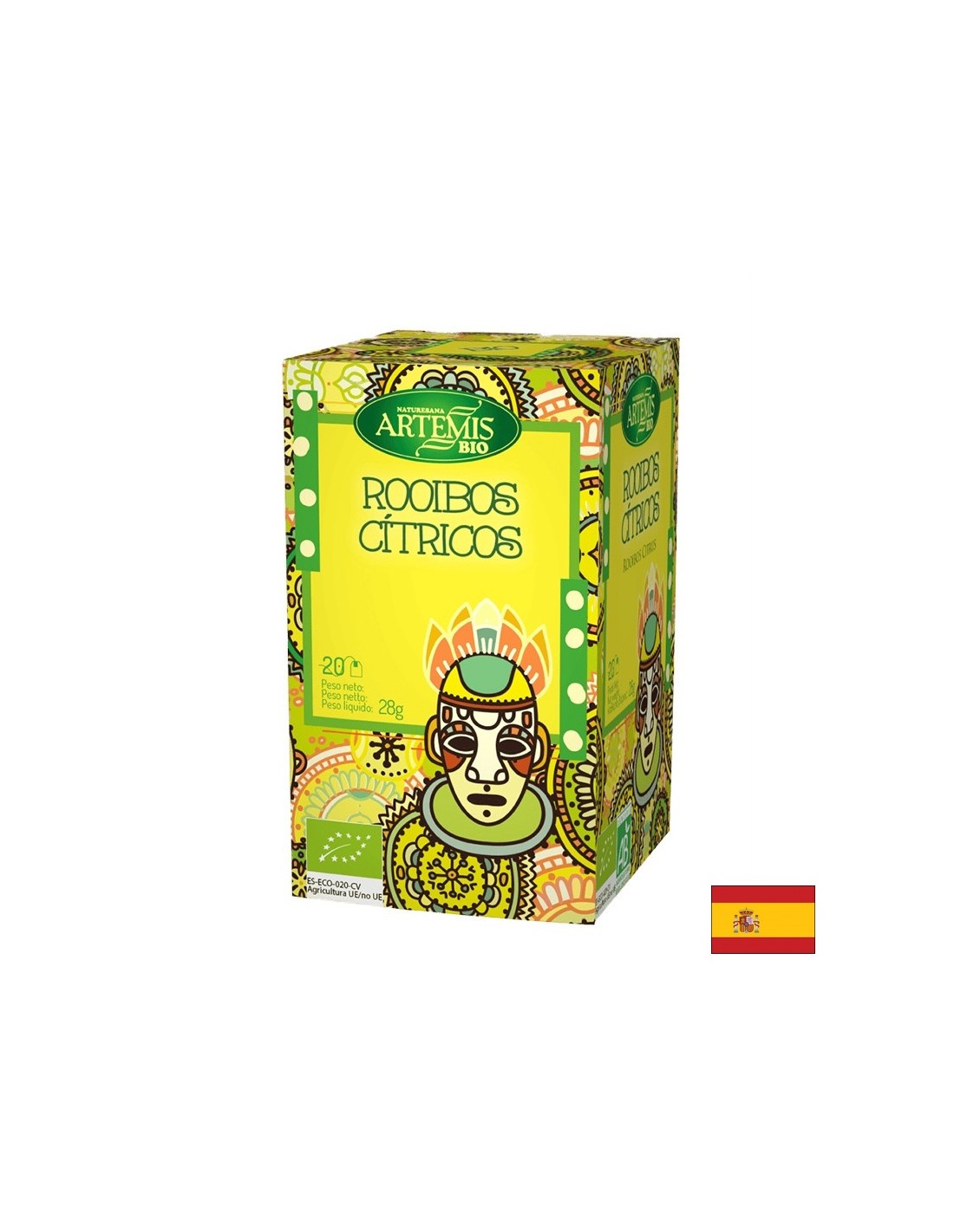 Tè Rooibos agli agrumi, 20 bustine filtro Herbes del Moli