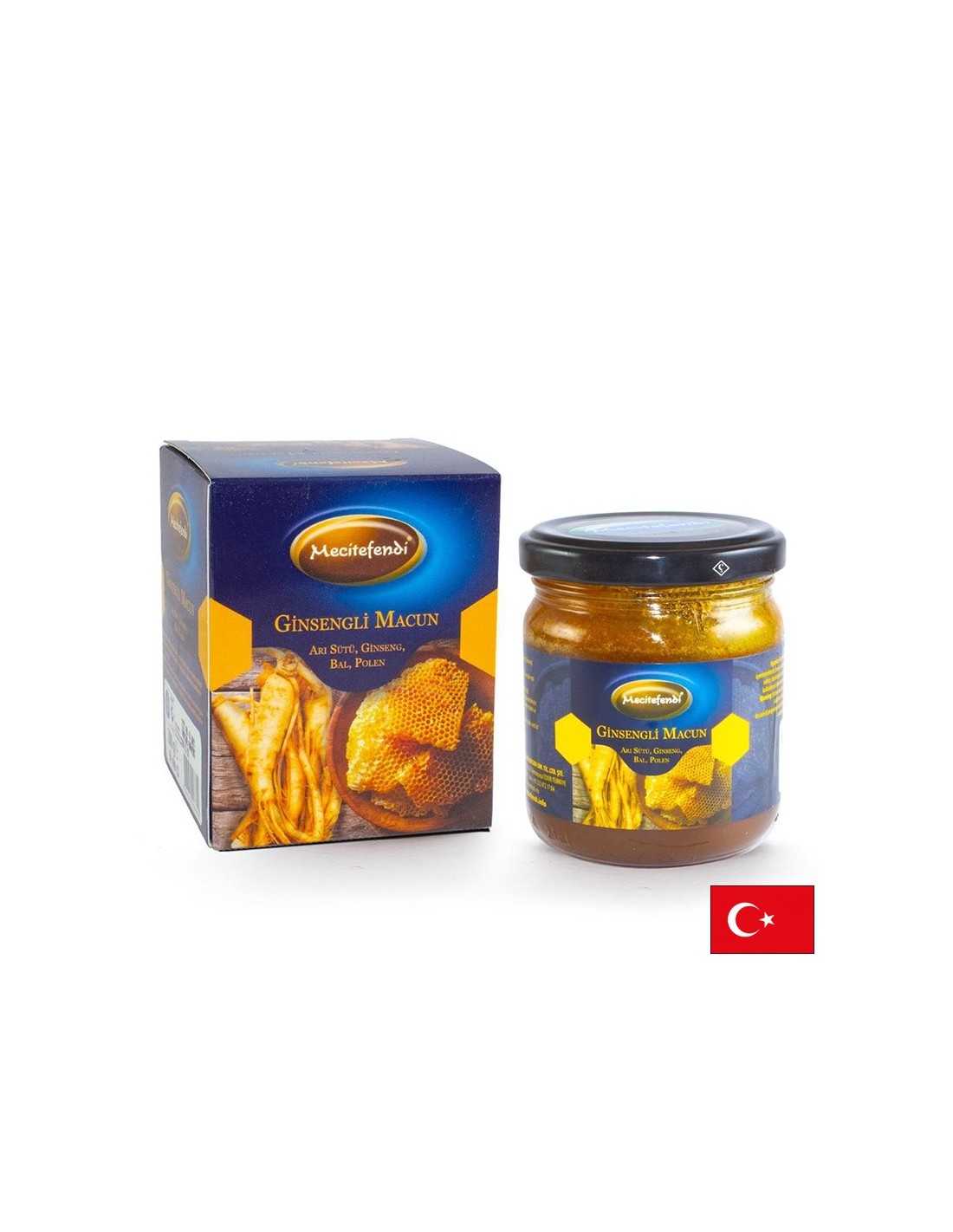 Pasta con pappa reale, miele, polline d'api e ginseng - Immunità ed energia, 200 g