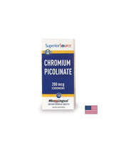 Cromo (picolinato) - equilibrio della glicemia, 200 mg x 100 compresse sublinguali <tc>Superior Source</tc>
