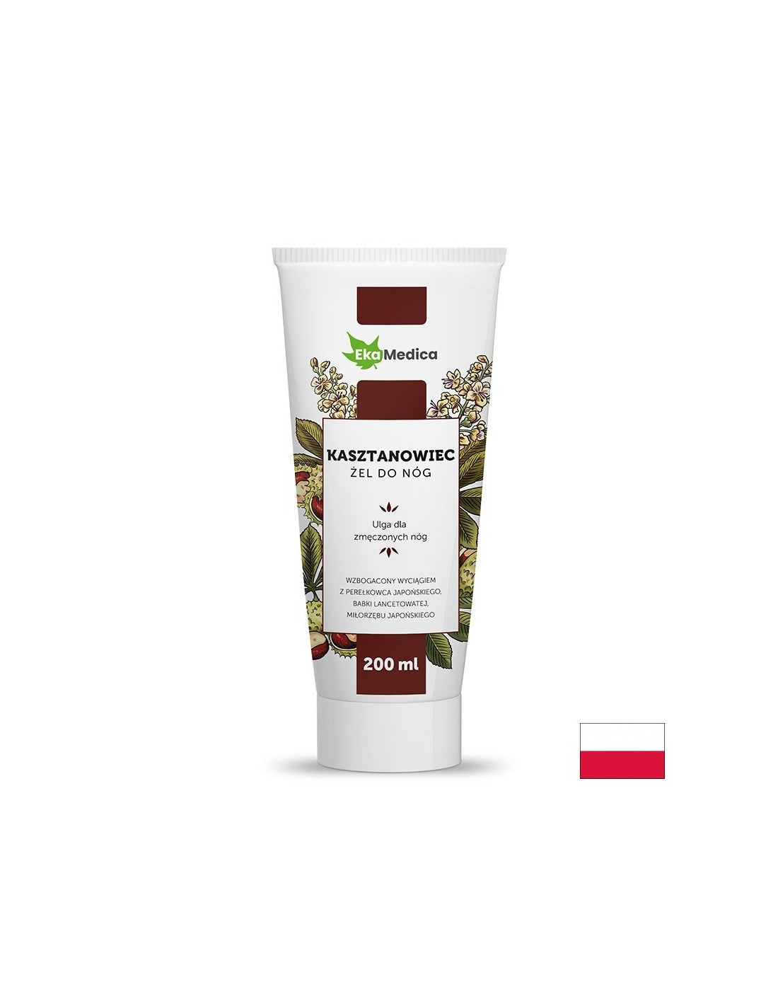 Gel per massaggio piedi con ippocastano, 200 ml EkaMedica
