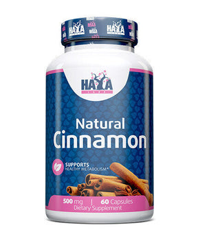 Natural Cinnamon 500 mg / 60 Caps - Nutra Best Europe