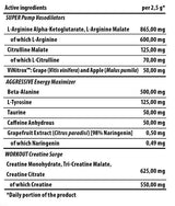Core d'oro | SAW - Super aggressivo pre -allenamento 200 grammi