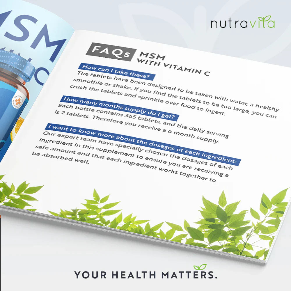 MSM 2200 mg (ossa e articolazioni) - 365 compresse