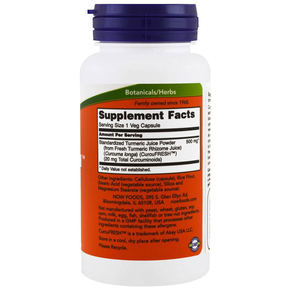 Curcumina/curcufresh - 60 capsule