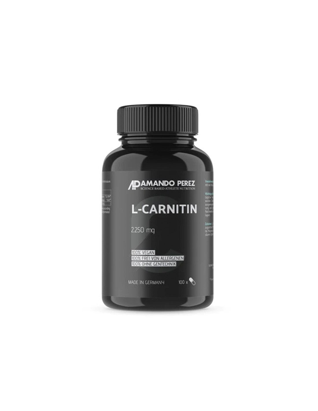 Brucia grassi ed energia - L-carnitina, 2250 mg x 100 capsule vegane