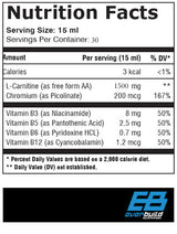 Liquido L-carnitina + cromo/1500mg 0,450 L