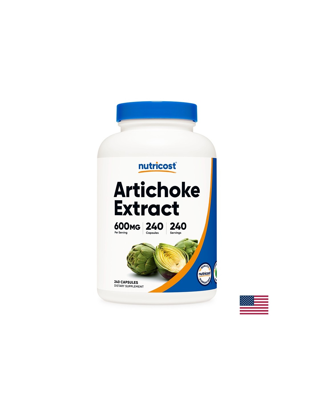 Fegato e cistifellea - Carciofo, 240 <tc>Nutricost</tc> capsule