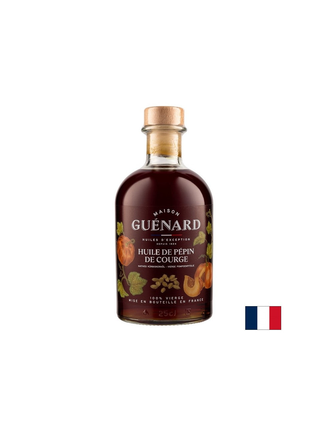 Olio di semi di zucca spremuto a freddo, 240 ml