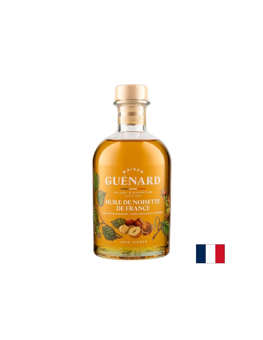 Olio di nocciole spremuto a freddo (Francia), 240 ml