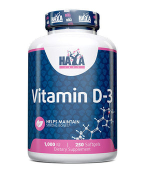 Vitamin D-3 / 1000 IU / 250 Softgels - Nutra Best Europe