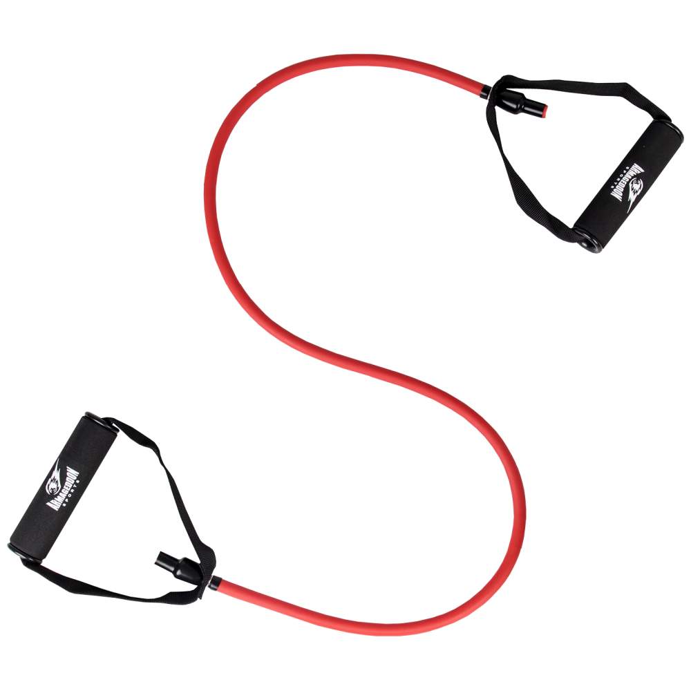 Fascia fitness con impugnature - 25 kg (rosso)/ Fascia fitness con impugnature - 25 kg