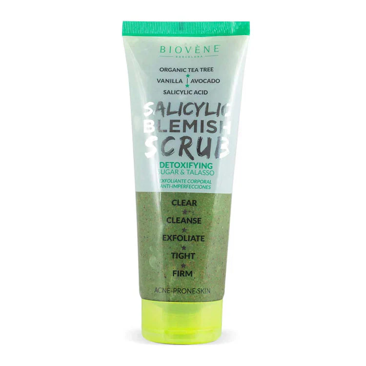 Scrub salicilico con tea tree per la disintossicazione della pelle 250 ml