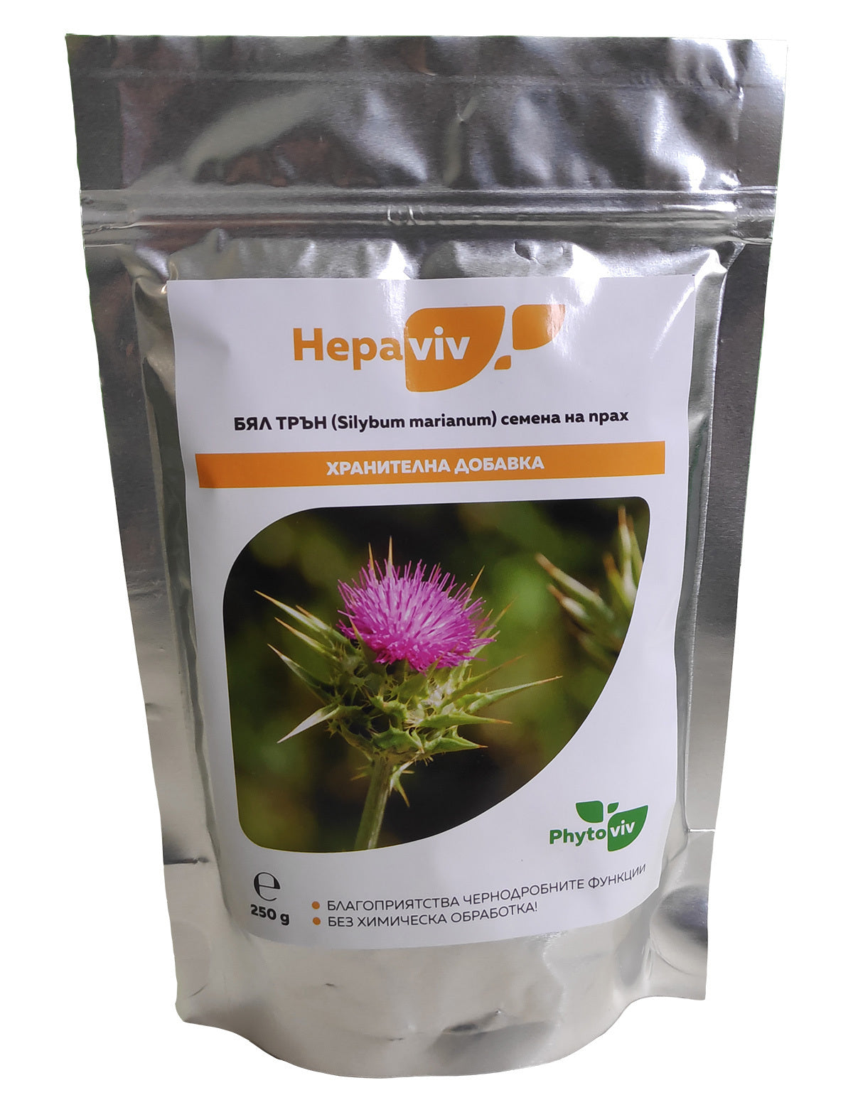 Per una sana polvere di polmone nero/cardo bianco 250 g (silimarina) - <tc>Hepaviv</tc>