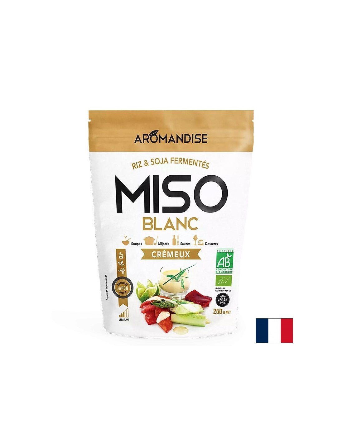 Miso bianco cremoso - Per preparare zuppe, piatti, brodi, salse, 250 g