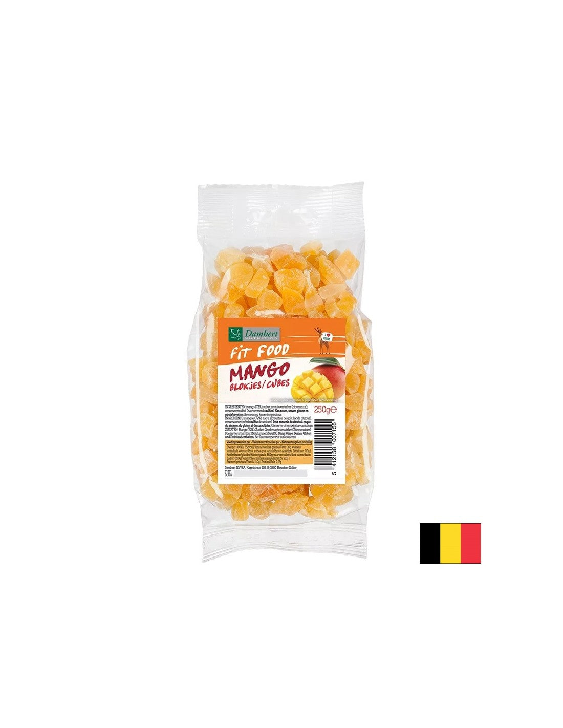 Mango secco a cubetti, 250 g