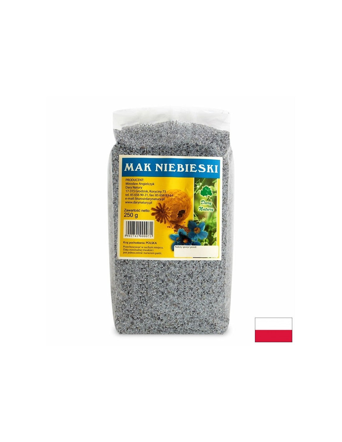 Papavero blu (semi), 250 g <tc>Dary Natury</tc>