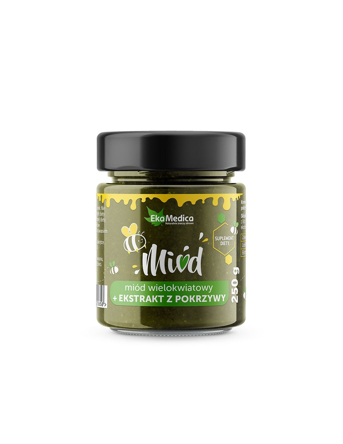 Miele millefiori multicolore con estratto di ortica, 250 g EkaMedica