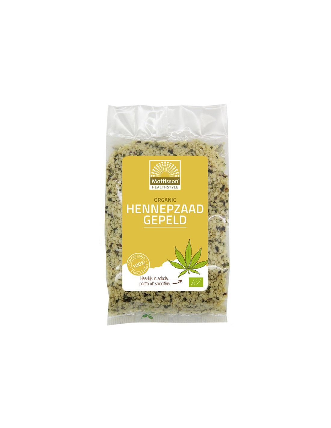 Semi di canapa (sbucciati) biologici, 250 g <tc>Mattisson Healthstyle</tc>