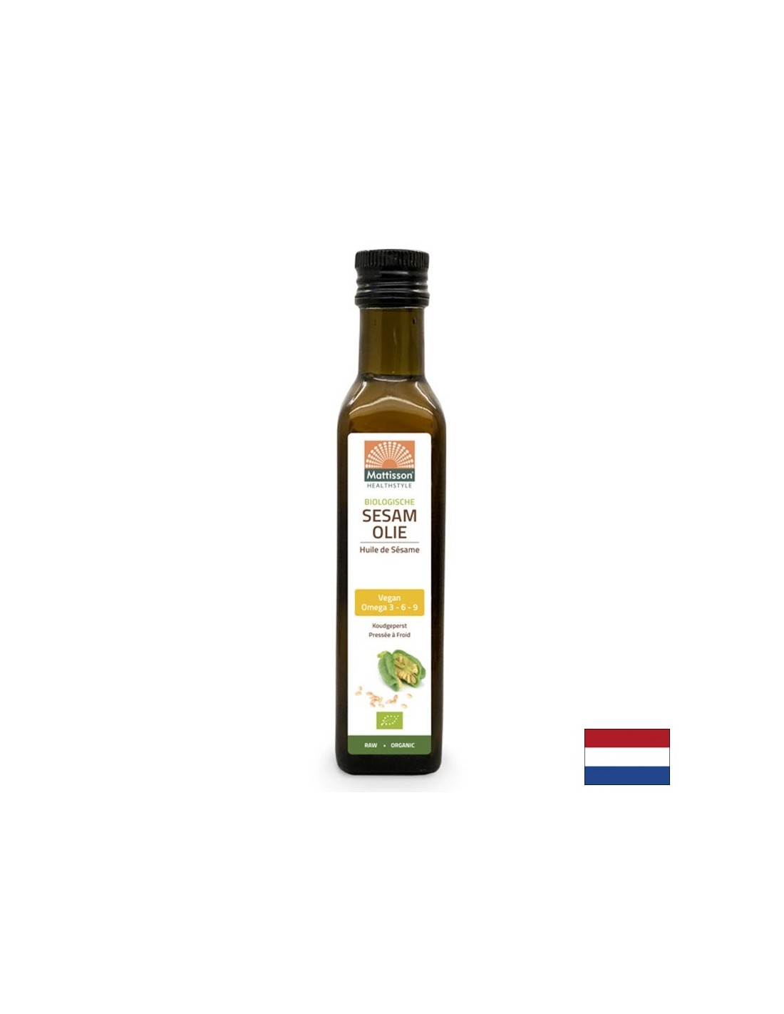 Olio di sesamo (spremuto a freddo) BIO, 250 ml