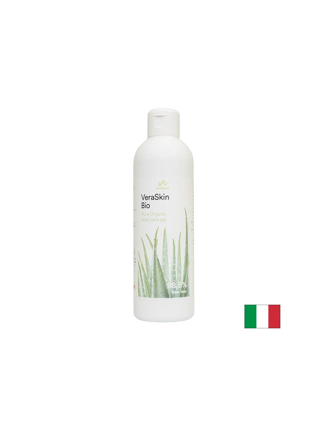 Gel di Aloe Vera Biologico per Viso, Capelli e Corpo - Idratazione, Nutrimento, Antietà, 250 ml
