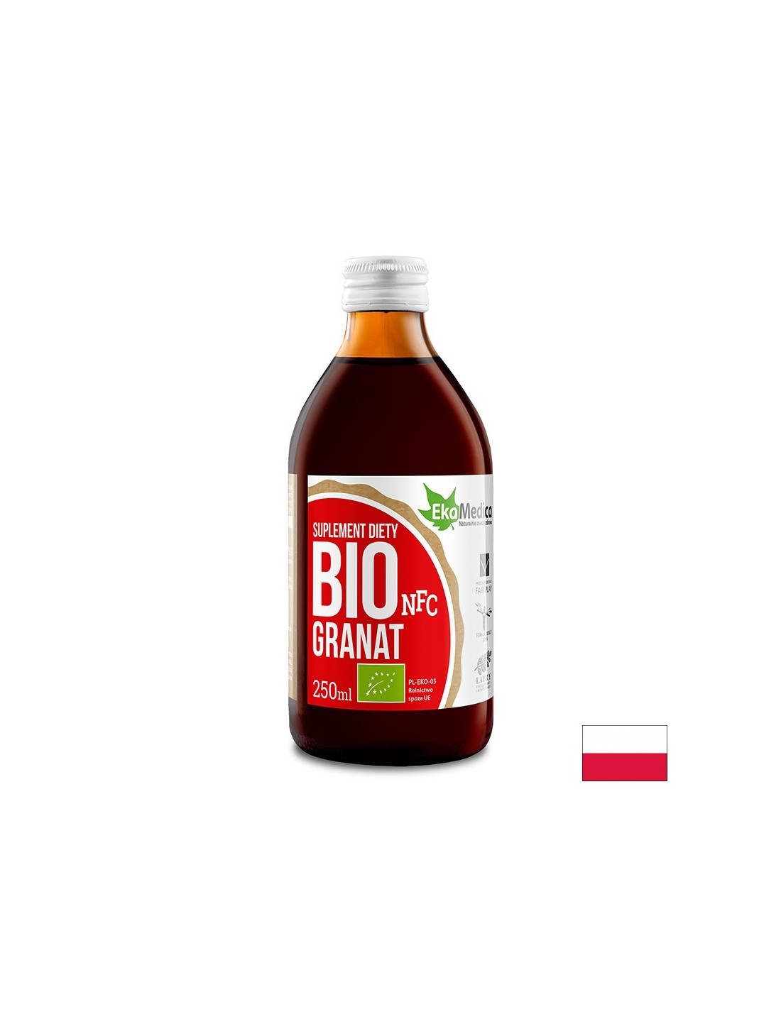 Sistema sanguigno e immunità - Sciroppo di melograno Bio, 250 ml EkaMedica