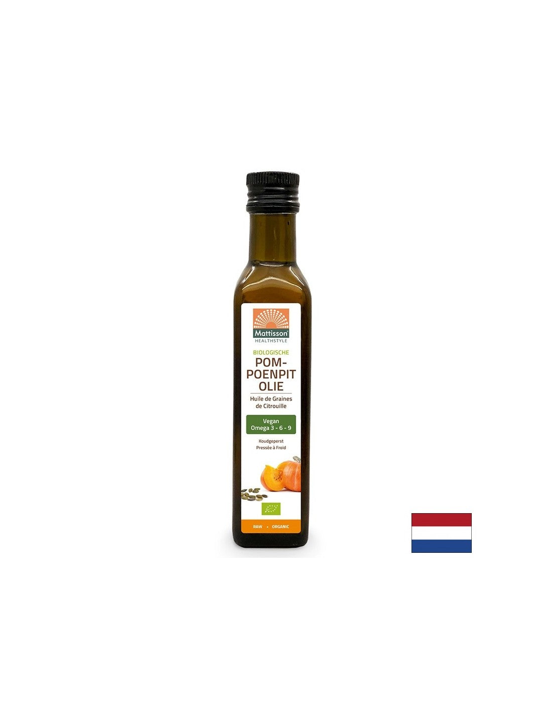 Olio di semi di zucca (spremuto a freddo, biologico), 250 ml