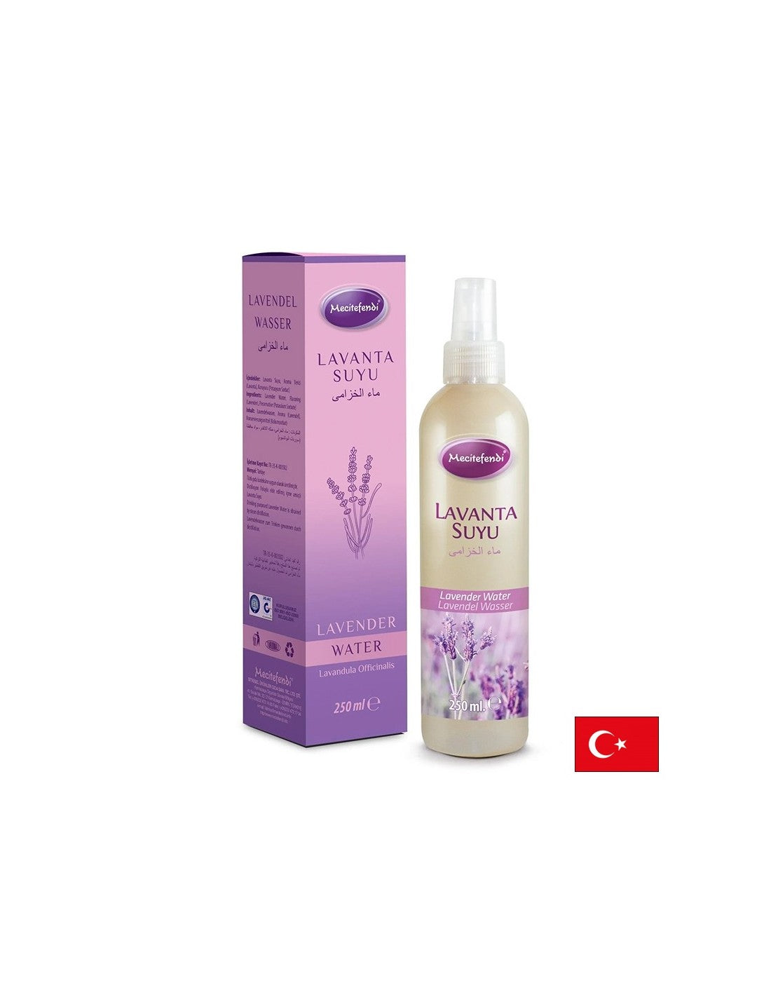 Acqua aromatica alla lavanda – cura della pelle e dei capelli, 250 ml