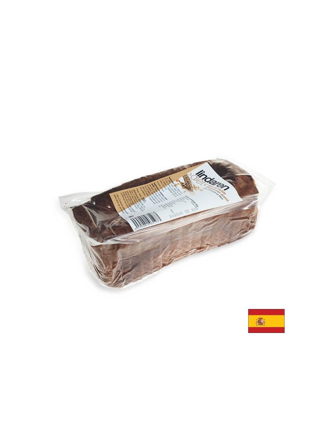 Pane integrale con crusca d'avena - Prodotto in Spagna, 260 g, a fette