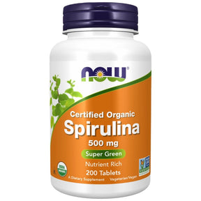 Spirulina 500 mg - 200 Tablets - Nutra Best Europe
