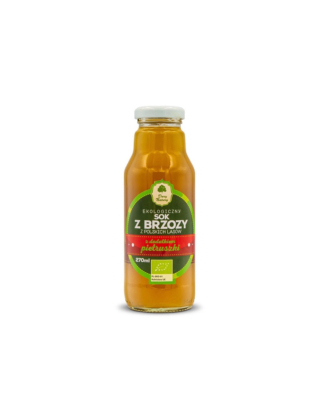 Succo di betulla e prezzemolo biologico - diuretico e disintossicante, 270 ml