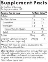 Curcumin Gummies 200 mg - 60 Gummies