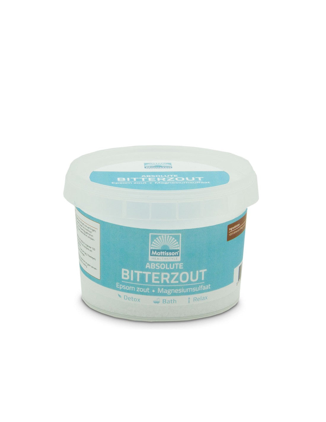 Sale di Epsom (solfato di magnesio), 275 g <tc>Mattisson Healthstyle</tc>